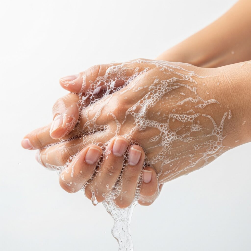 식중독 예방을 위한 올바른 손 씻기