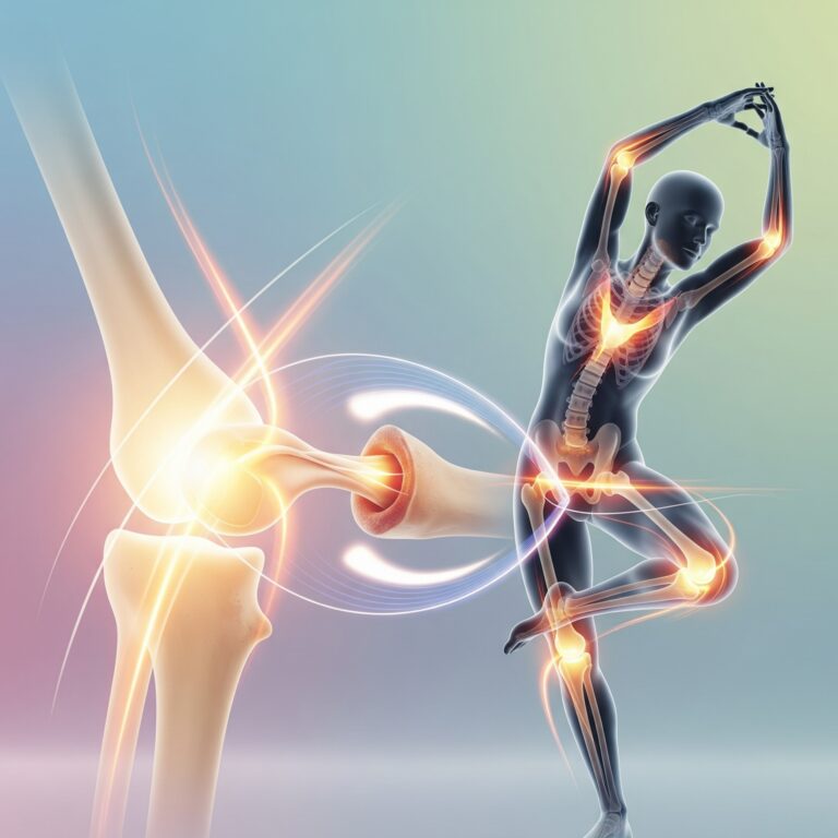 관절 건강의 중요성을 나타내는 이미지.